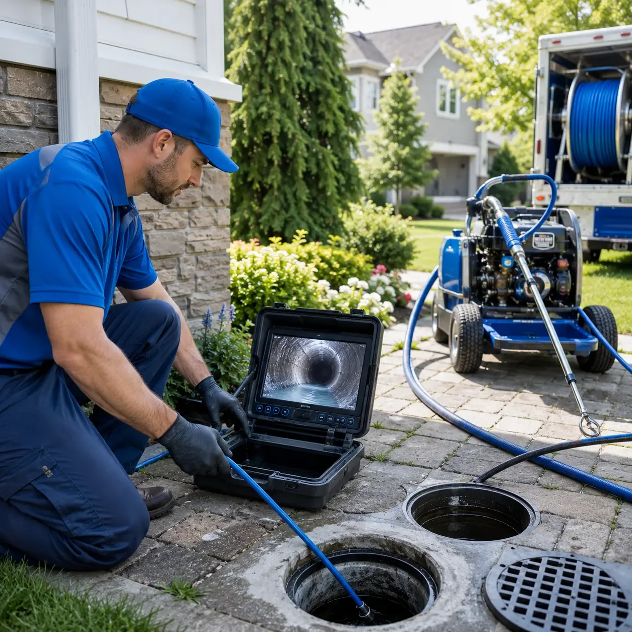 Outdoor drain cleaning professionals serving Alexandria, NE
